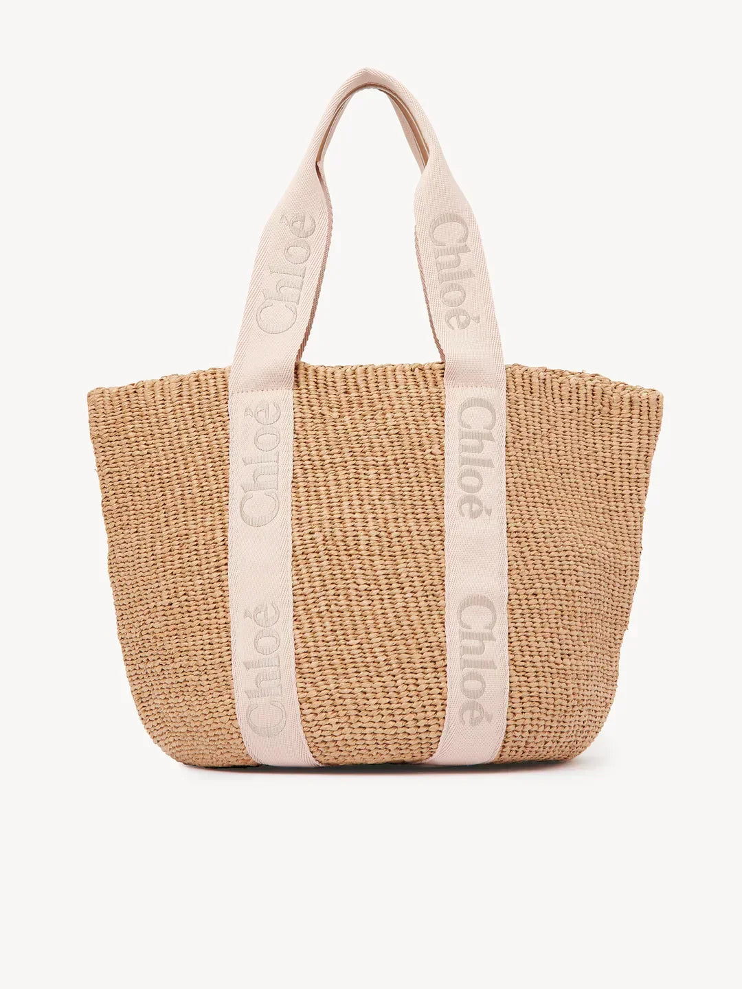 Large Woody basket in natural fibres